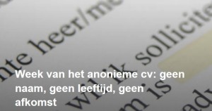 181030 Week van het anonieme cv